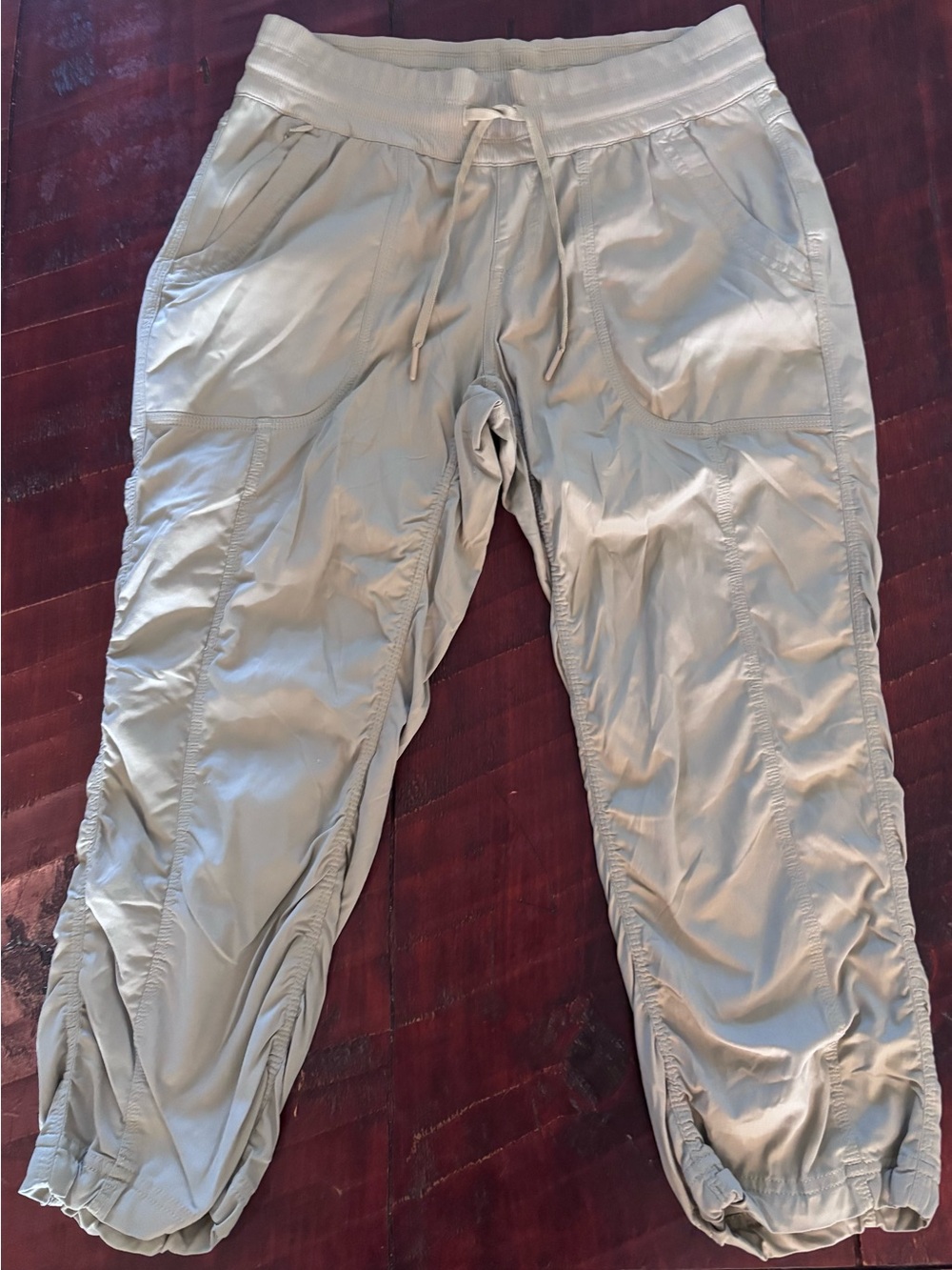 The North Face Women's Light Taupe Drawstring Track Joggers